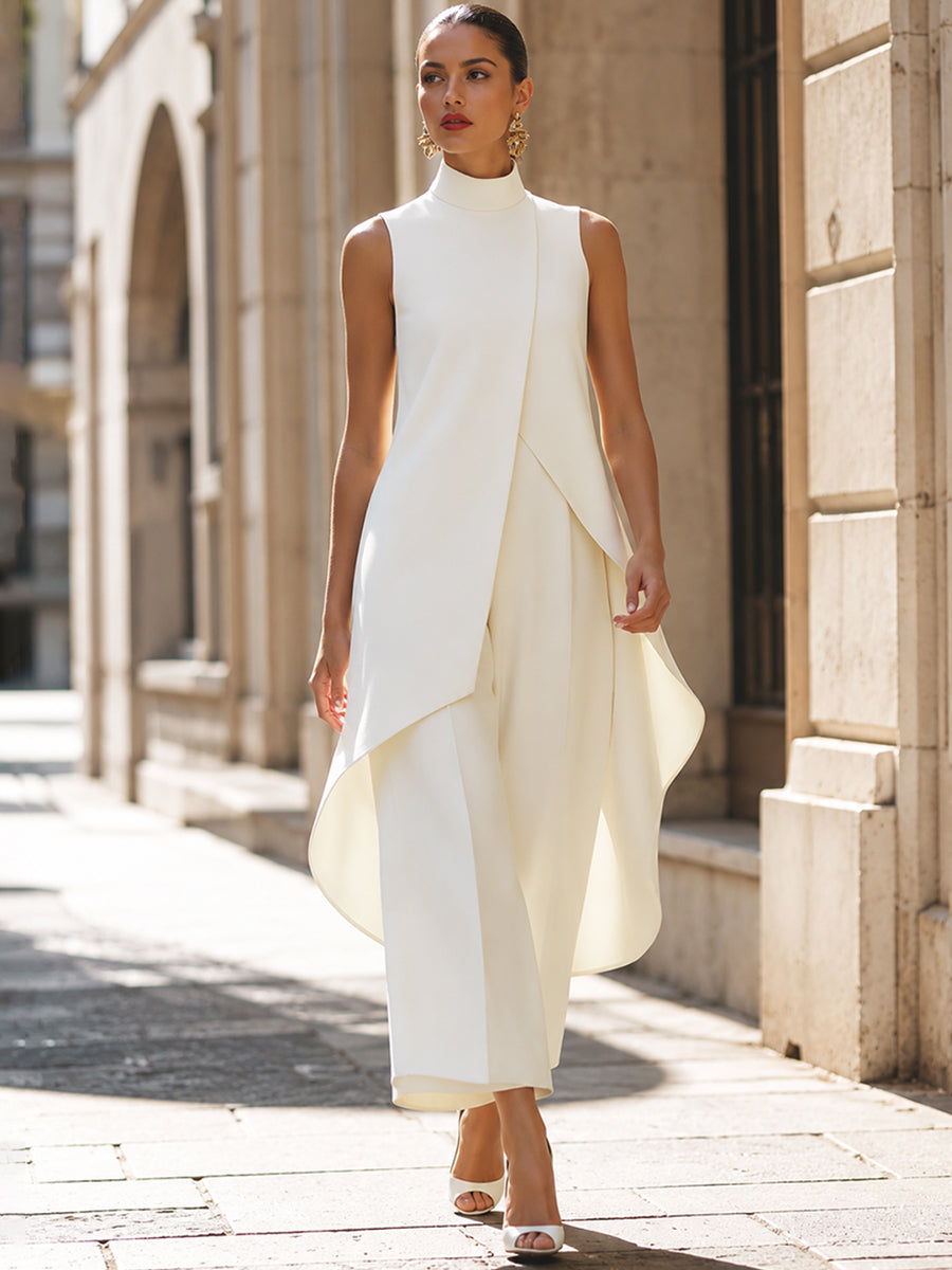 Catalina - Elegant Drop Long Jumpsuit
