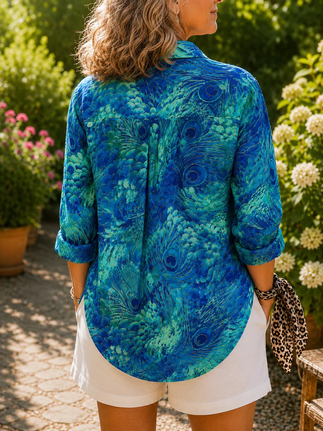 Lisa | Peacock Grace Blouse