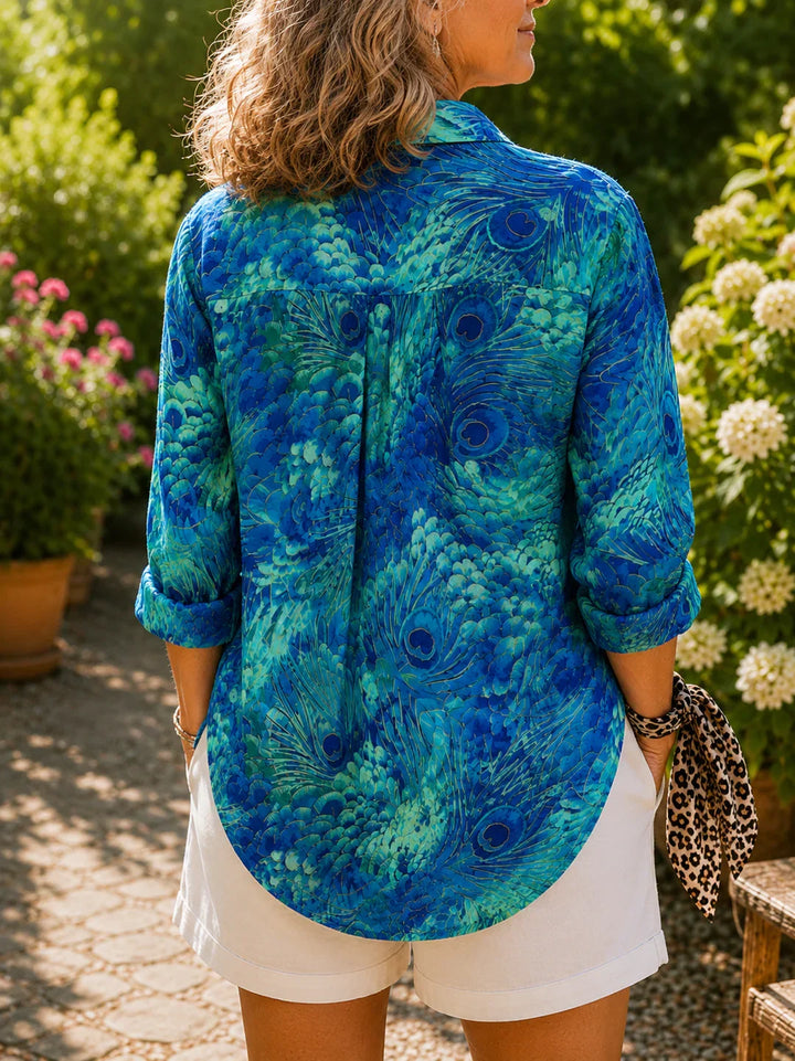 Lisa | Peacock Grace Blouse