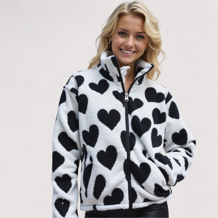 Claire | Reversible Heart Jacket