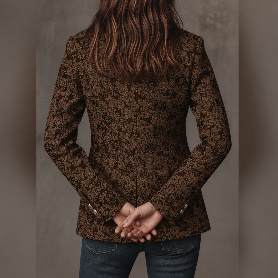 Estelle | Tailored Cashmere Jacquard Blazer