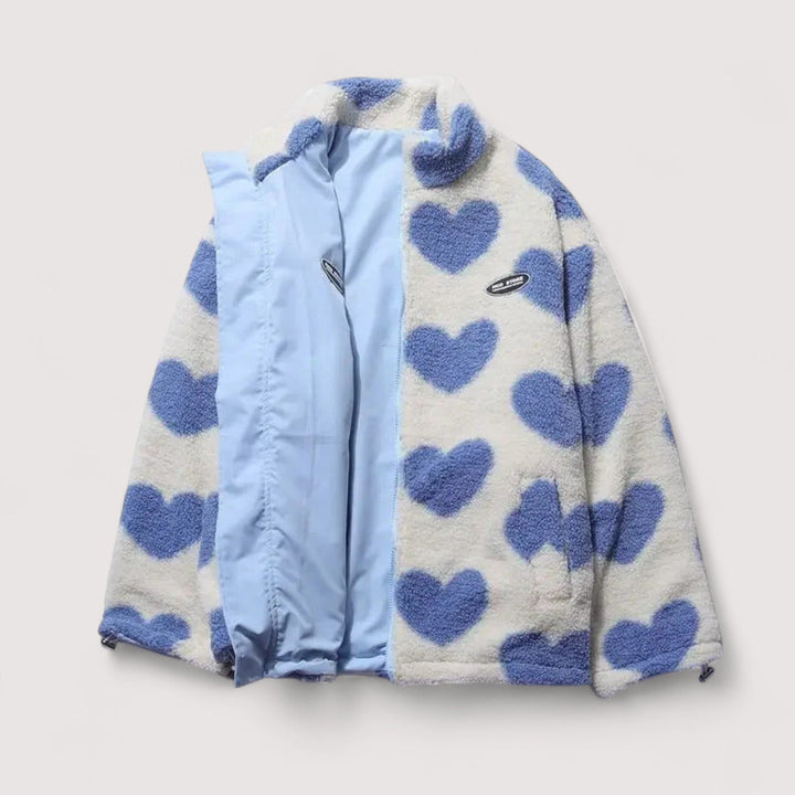 Claire | Reversible Heart Jacket