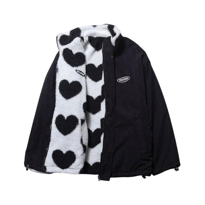 Claire | Reversible Heart Jacket