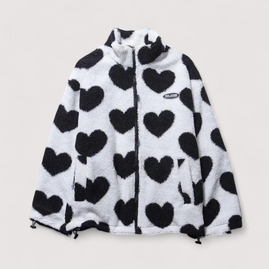 Claire | Reversible Heart Jacket
