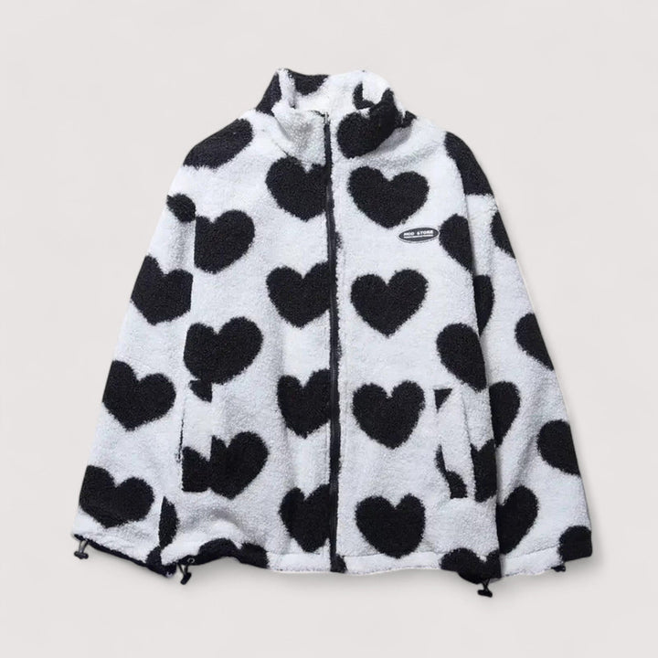 Claire | Reversible Heart Jacket