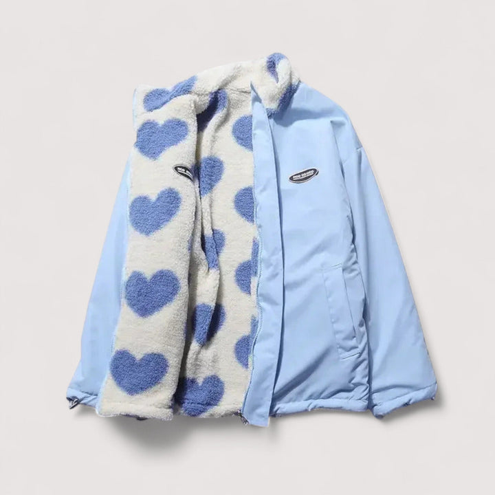 Claire | Reversible Heart Jacket