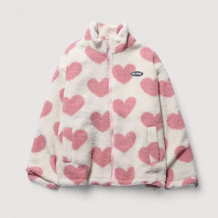 Claire | Reversible Heart Jacket