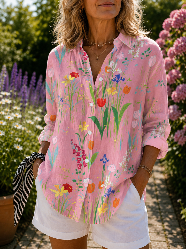 Fiona | Spring Garden Blouse