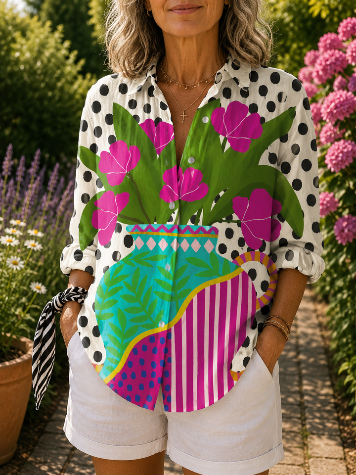 Amara | Blooming Vase Blouse