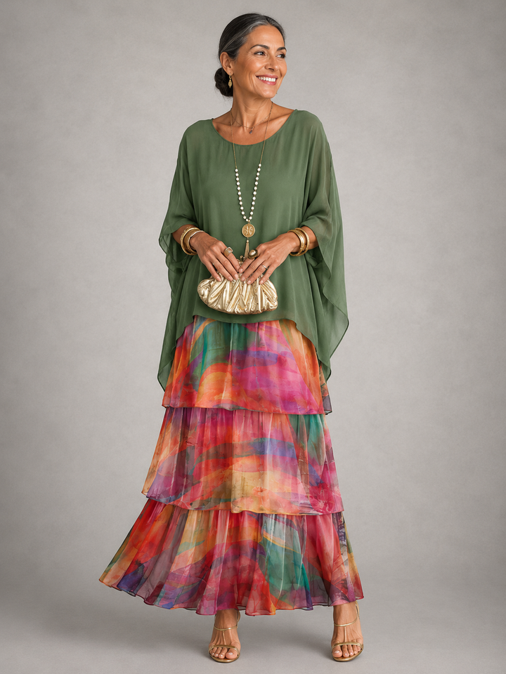 Lara™ | Elegant and Flowing Maxi Dress
