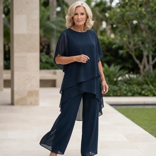 Beverly | Elegant Asymmetrical Two Piece Set