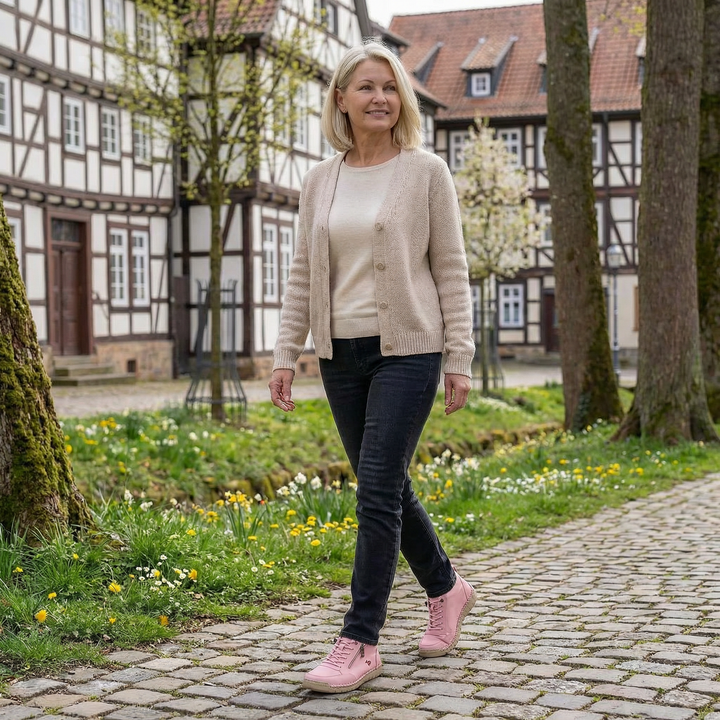 Mila — Comfortable & Supportive Sneakers with Zipper