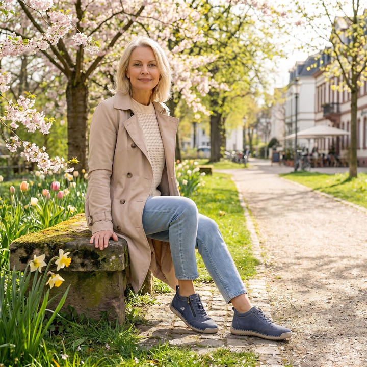 Mila — Comfortable & Supportive Sneakers with Zipper